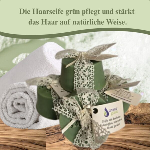 Alternative view of Haarseife Grün – Frische & Pflege für kräftiges, gesundes Haar