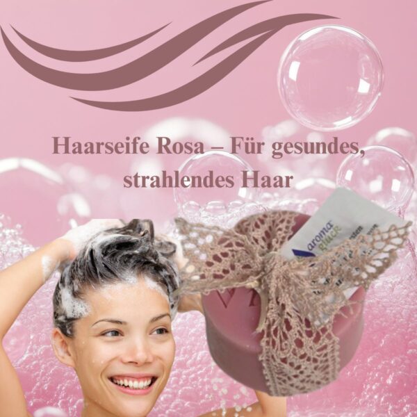 Haarseife Rosa