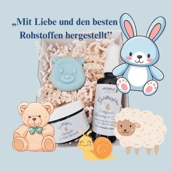 Goldtröpfchen Kinderset - Hellblau  Für Kinder ab 2 Jahre