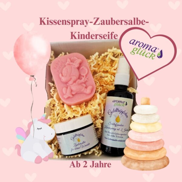 Goldtröpfchen Kinderset - rosa  Für Kinder ab 2 Jahre